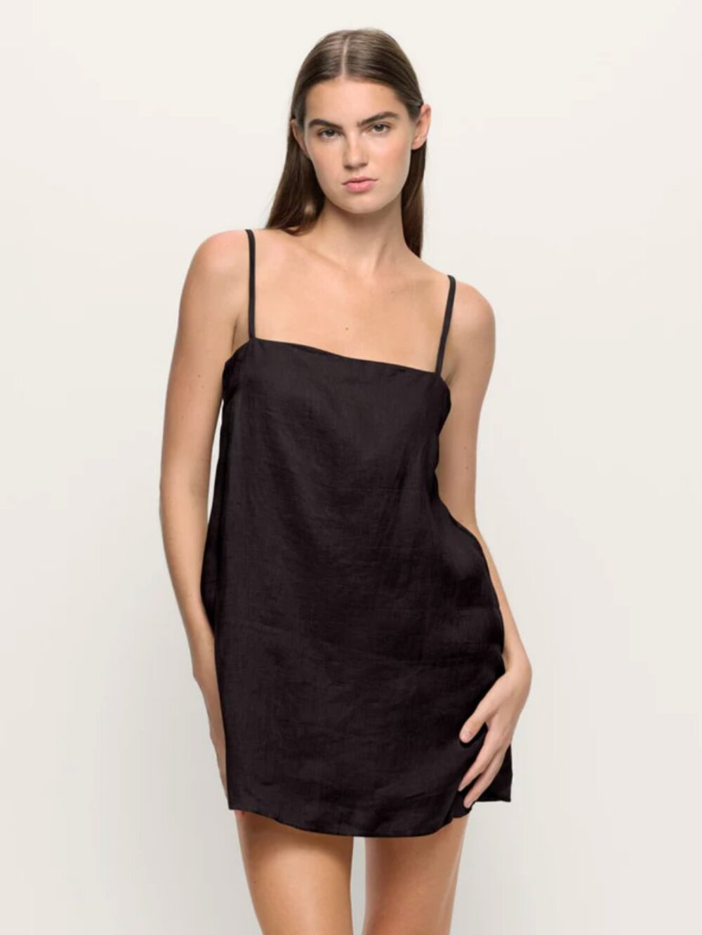 Mikoh Black Linen Dress